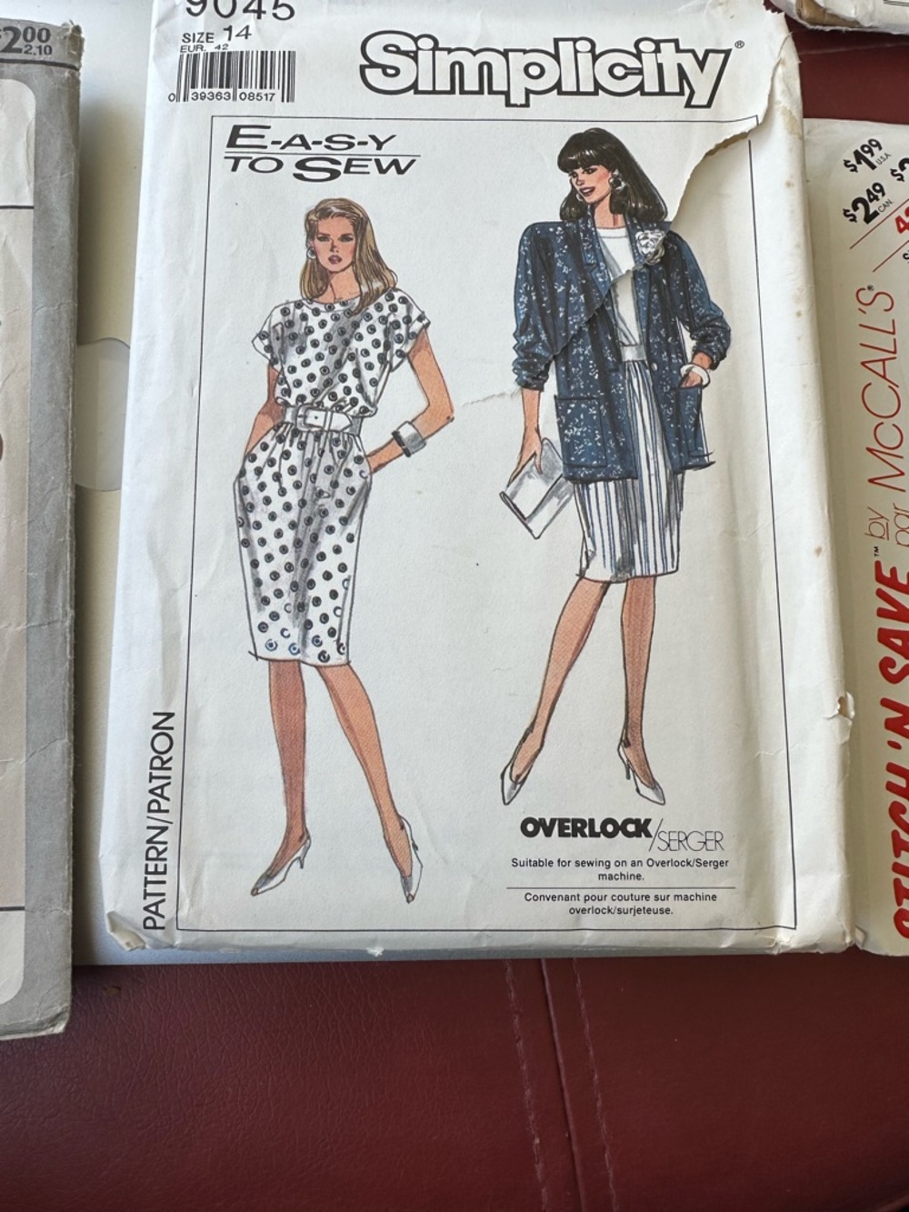 Lot of 6 Vintage Sewing Patterns - Picture 6 of 7